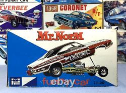 Mpc 1969 Dodge Mr. Norm Super Charger Funny Car Kit#714-200 Amt 1/25 Complete