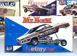 Mpc 1969 Dodge Mr. Norm Super Charger Funny Car Kit#714-200 Amt 1/25 Complete