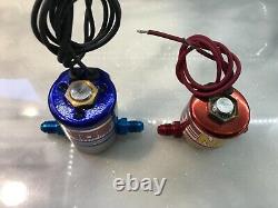 Nitrous Solenoids Set Nitrous and Fuel with Fittings Drag Race Parts