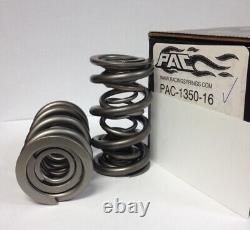 PAC Valve Spring Set PAC-1350-16 1300 Drag Race 312 lbs/in Triple Coil 1.645 OD