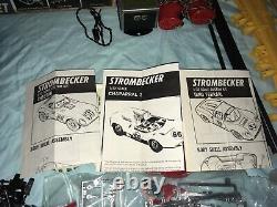 RARE 1966 Strombecker Road Race Drag Strip Set More Than 100% COMPLETE