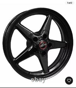 Race Star 92 Drag Star 17x4.50 5x135bc 1.75bs Direct Drill Gloss Black SET OF 2