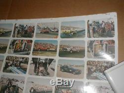 Race USA Fleer bubblegum Uncut set sheet 2 Full sets + 48 cards Rare drag racing