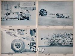 Rare 1964 NHRA Winternationals Set of 10 Prints from S. R. S. Enterprises