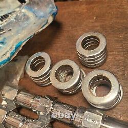 Rare NOS Cragar S/S Mag Wheel Lug Nut Set 3/4 Shank 1/2 20 Day Two Ford Mopar