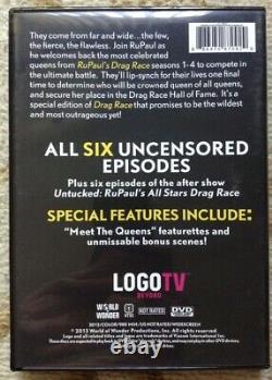 RuPaul's Drag Race All Stars Uncensored (DVD, 2013, 2-Disc Set) Complete, OOP