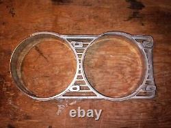 SET of 1967 Lincoln Continental Headlight Head Lamp Bezel Grille Covers PAIR