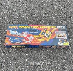 SIGNED DON PRUDHOMME Hot Wheels Mongoose And Snake Drag Race Set 1993 Sealed HW