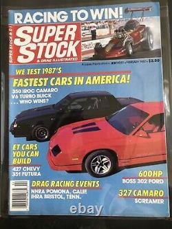 SUPER STOCK& DRAG ILLUSTRATED Magazine 1987 LOT COMLETE YEAR SET NHRA RACING
