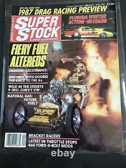 SUPER STOCK& DRAG ILLUSTRATED Magazine 1987 LOT COMLETE YEAR SET NHRA RACING