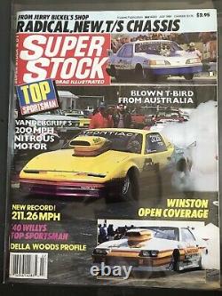 SUPER STOCK & DRAG ILLUSTRATED Magazine 1989 LOT COMPLETE YEAR SET NHRA RACING