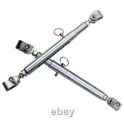 Set of 2 Universal Front End Tubular Travel Limiters for Drag Racing Car