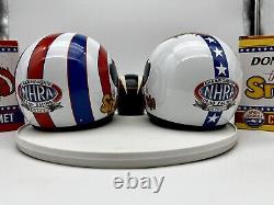 Snake And Mongoose Serialized Mini Helmets Set NHRA 70th Anniversary, 2021 NEW
