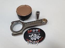 Spool XR6 Drag Pro I Beam Connecting Rods and Ross Racing Forged Pistons Optio