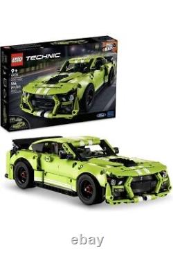 Technic Ford Mustang Shelby GT500 Building Set 42138 Pull Back Drag Race Toy Car