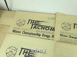 The Tachometer/Drag NewsPaper 1962 Drag Racing History Full Set Of 12 Months