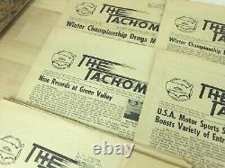 The Tachometer/Drag NewsPaper 1962 Drag Racing History Full Set Of 12 Months