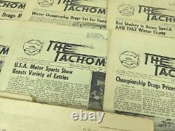 The Tachometer/Drag NewsPaper 1962 Drag Racing History Full Set Of 12 Months