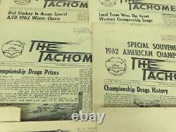 The Tachometer/Drag NewsPaper 1962 Drag Racing History Full Set Of 12 Months