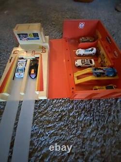Ultra Rare Hot Wheels Inside Track Drag Race Set From 1981 Made In Italy