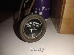 VINTAGE TEMPERATURE GAUGE, Working WithSender Mechanical Type, Antique, Classic Car