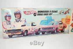 Vintage 1969 Hot Wheels Mongoose & Snake Drag Race Set No Cars Original