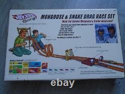 Vintage Hot Wheels Mongoose & Snake Drag Race Set, Funny Cars, Sealed In Box