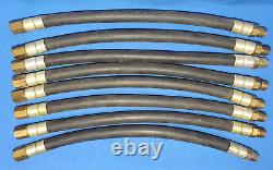 Vintage Set of 8 NOS Early Mechanical Fuel Injection Fuel Line Hoses 3/8