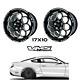 Vms Racing Modulo Drag Race Rims Wheels Rear 17x10 For 05-14 Ford Mustang