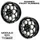 Vms Racing Modulo Drag Rims Wheels 18x5 Front Skinnies For Gm Chevy Corvette C6