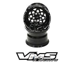 Vms Racing Rocket F/r Drag Race Wheels Rims Set 15x8 15x3.5 For Dodge Neon Srt4