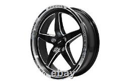 Vms Racing V-star Drag Race Rims Wheels 17x10 18x5 For 11-21 Chevy Camaro Pl
