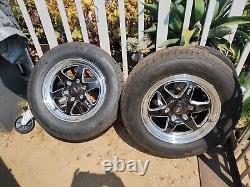 Weld 17x7 Ventura 6 Drag 6x135 ET20 BS 4in Gloss 235x65x17 Toyo Proxes Set (2)