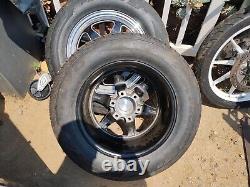 Weld 17x7 Ventura 6 Drag 6x135 ET20 BS 4in Gloss 235x65x17 Toyo Proxes Set (2)