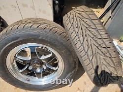 Weld 17x7 Ventura 6 Drag 6x135 ET20 BS 4in Gloss 235x65x17 Toyo Proxes Set (2)