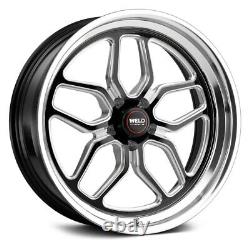 Weld Performance S152 Laguna Drag Wheels 15x10 (50, 5x120.65) Rims Set of 4
