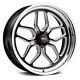 Weld Performance S152 Laguna Drag Wheels 20x10.5 (38, 5x127) Black Rims Set Of 4