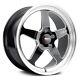 Weld Performance S155 Ventura Drag Wheels 18x5 (-23, 5x112) Black Rims Set Of 4