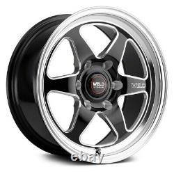 Weld Performance S156 Ventura 6 Drag Wheels 17x10 (25, 6x139.7) Rims Set of 4