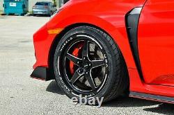 X4 Vms Racing V-star Drag Rims Wheels 18x9.5 +35 For Nissan 350z / Infiniti G35