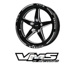 X4 Vms Racing V-star Rims Wheels Set 18x9.5 +35 5x114 For 16-21 Honda CIVIC Si
