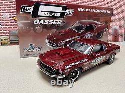 1/18 Acme 1969 Ford Mustang Boss 429 Mr. Gasket Drag Outlaws En Stock A1801854