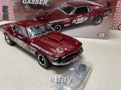 1/18 Acme 1969 Ford Mustang Boss 429 Mr. Gasket Drag Outlaws En Stock A1801854