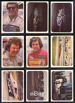 1972 Fleer Ahra Officiel Drag Champs Du Canada Carte Partielle Set Lot De 27/70