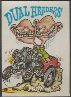 1973 USA Donruss Fabulous Odd Rods, ensemble complet (66), excellent, excentrique.