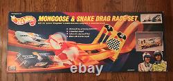 1993 Hot Wheels Mongoose & Snake Drag Race Set New In Seeled Box Numbered