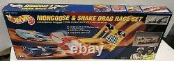 1993 Hot Wheels Mongoose & Snake Drag Race Set New Sealed In Box Livraison Gratuite
