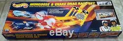 1993 Mattel Hot Wheels Limited Nouvelle Mongoose Et Serpent Drag Race Set Vhtf Rare