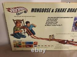 2005 Hot Wheels Classics Mongoose & Snake Drag Race Set Autographié