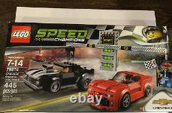 2016 Lego Speed Champions Chevrolet Camaro Drag Race Usine Scellée 75874